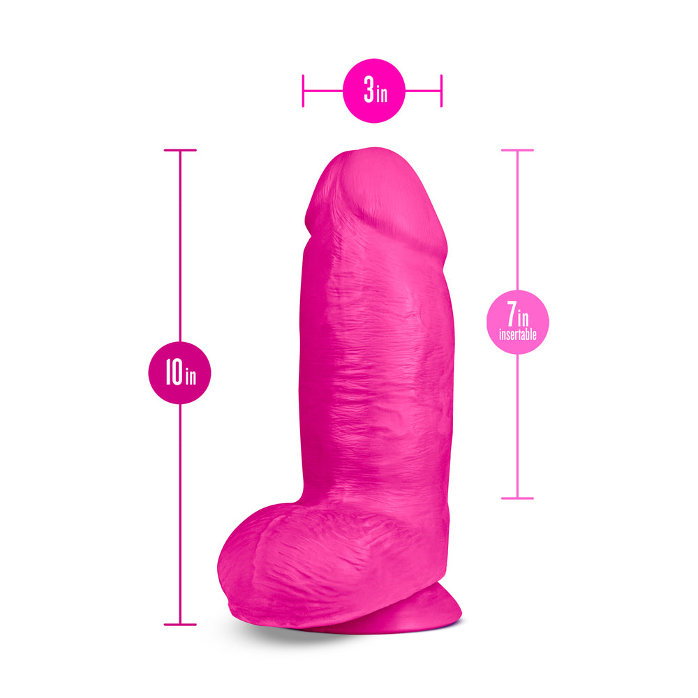 Blush Novelties Au Naturel Bold Chub 10 Inch Dildo Sizes