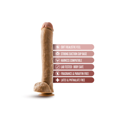 Dr. Skin 14 Inch PVC Dildo with Suction Cup and Harness Compatibility