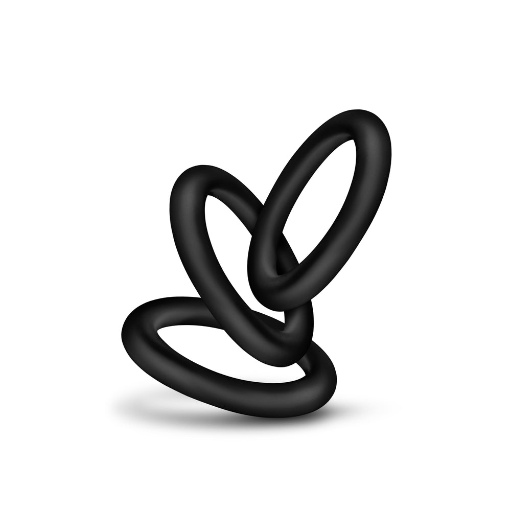 Performance VS2 Black Small Silicone Cock Rings