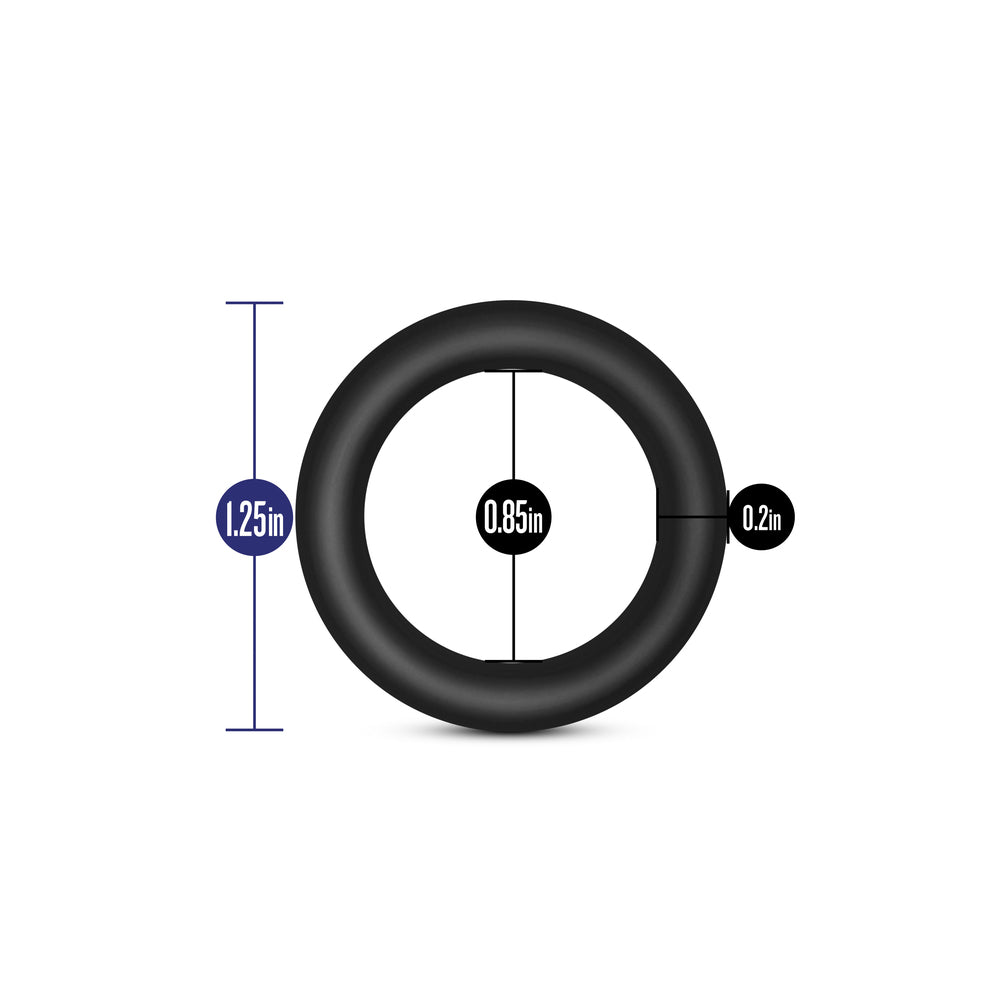 Performance VS2 Black Small Silicone Cock Rings