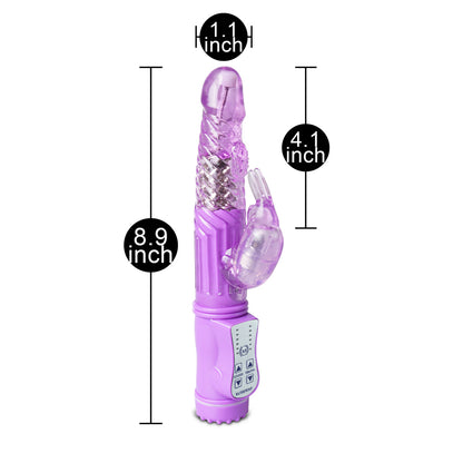 Luxe Vibrations Purple Rabbit Pearl USB Rechargeable Vibrator