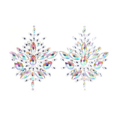 Glamour Bliss Clear Dazzling Nipple Bling Stickers