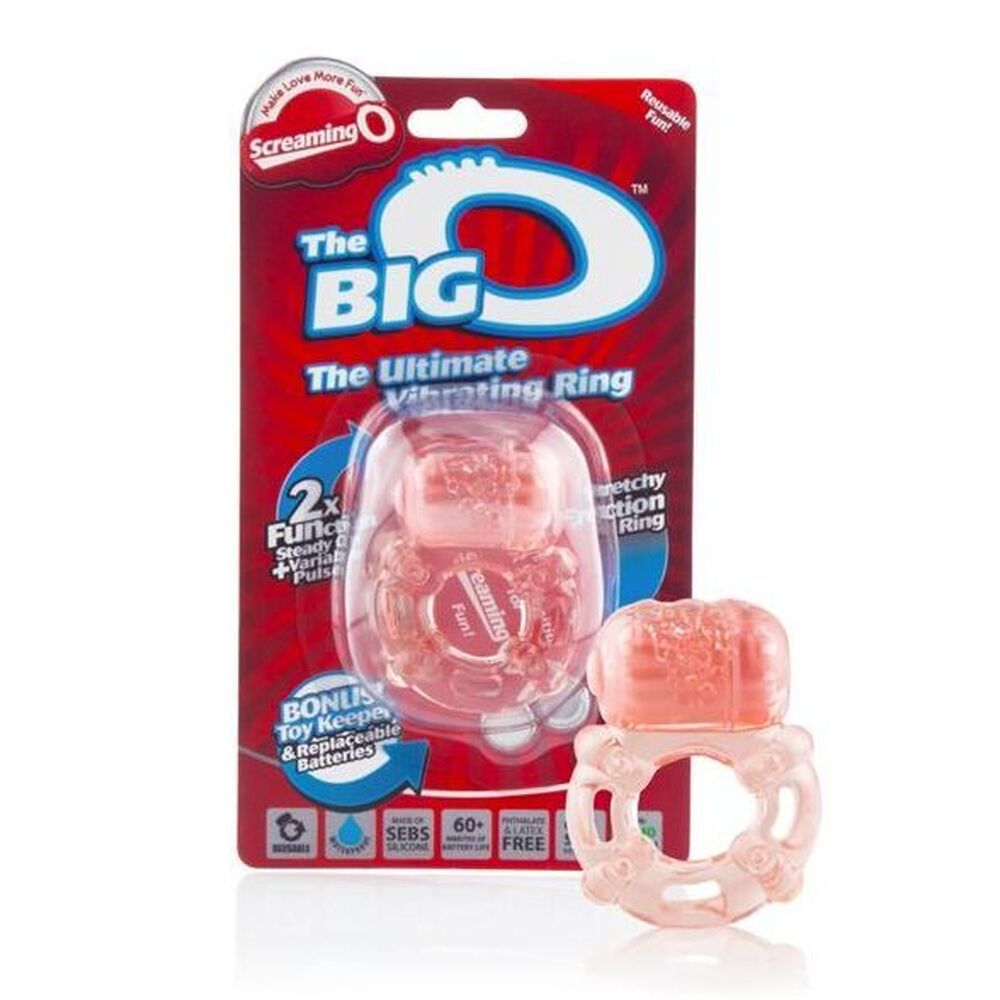 Screaming O Black Big O Vibrating Cock Ring