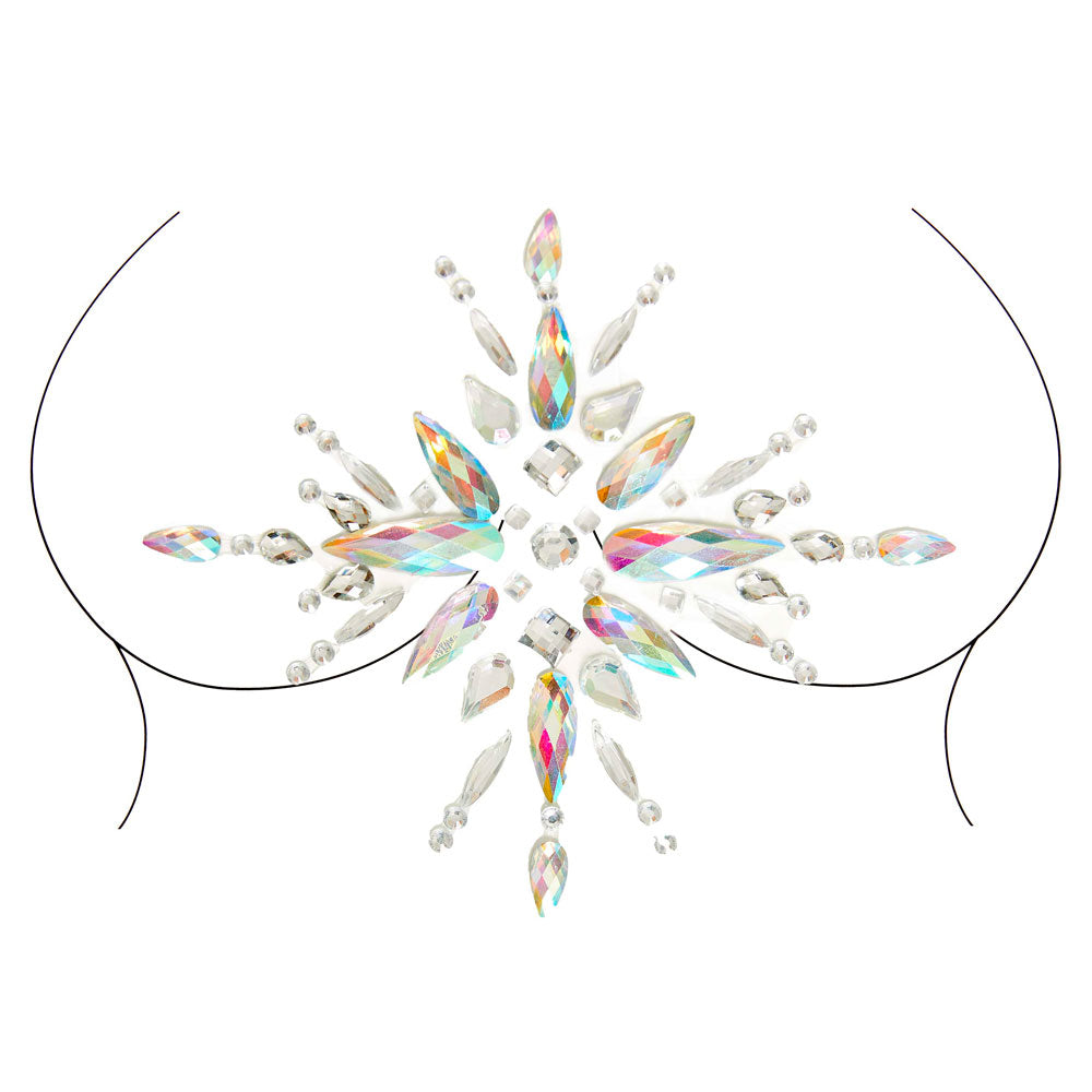 Soleil Multicolor Body Jewels Sticker for Festivals
