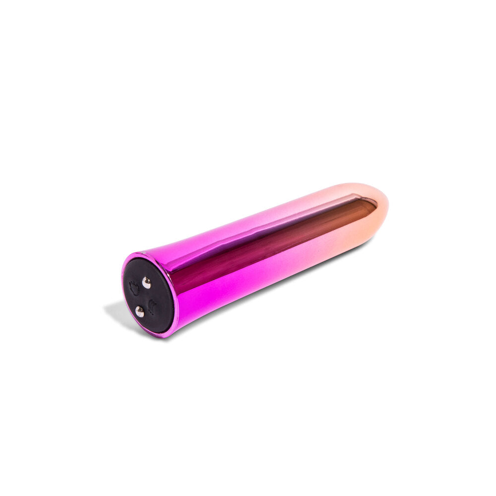 Nu Sensuelle Silver Aluminium Point Bullet with 12 Speeds