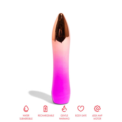 Nu Sensuelle Silver Aluminium 60SX AMP Bullet with Warming