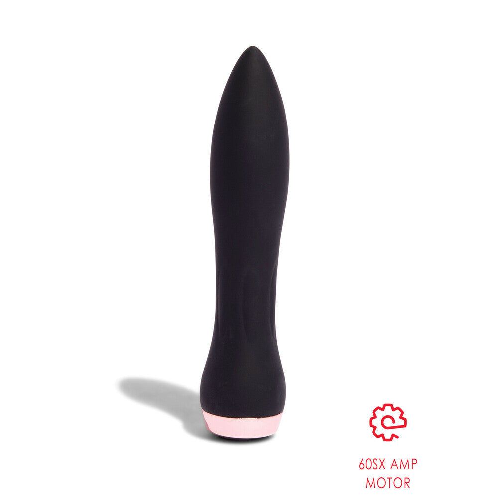 Nu Sensuelle Black Silicone 60SX AMP Bullet with 12 Vibrations