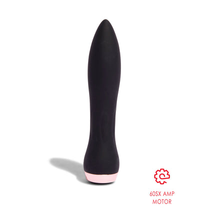 Nu Sensuelle Black Silicone 60SX AMP Bullet with 12 Vibrations