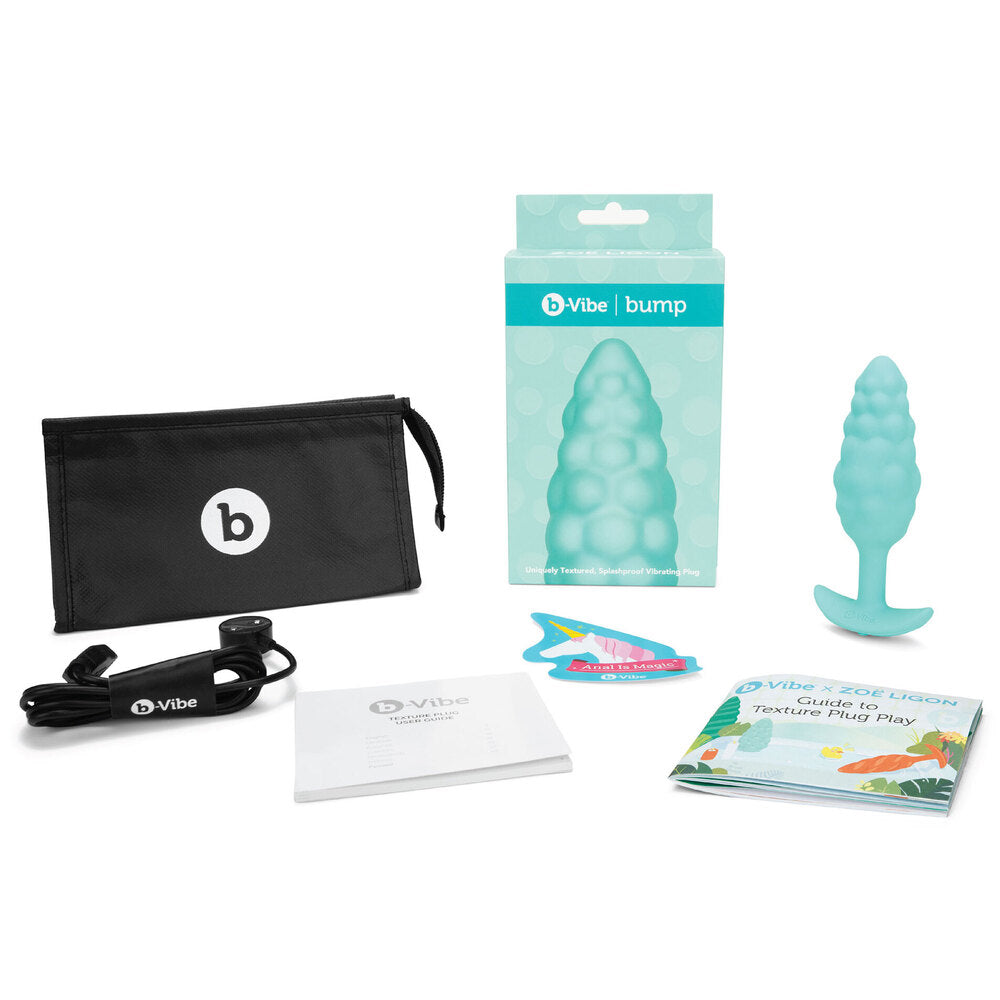 B-Vibe Bump Textured Butt Plug

