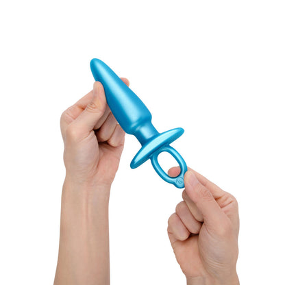 B-Vibe Blue Sleek Butt Plug for Prostate Stimulation