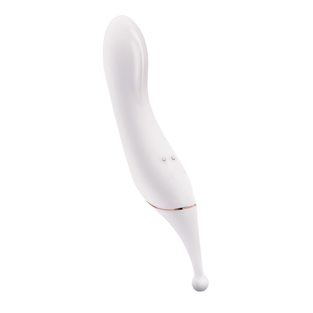 Bodywand Pink Dual Stim Clit Massager with Flexible Tips