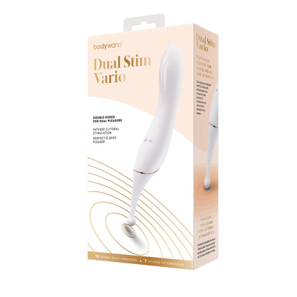 Bodywand Pink Dual Stim Clit Massager with Flexible Tips