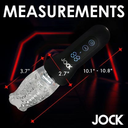 Jock Clear TPE Spinning Thrusting Vibrating Masturbator