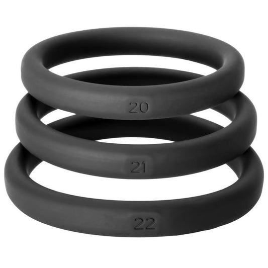 Perfect Fit Silicone XactFit Cockring Sizes 20 21 22