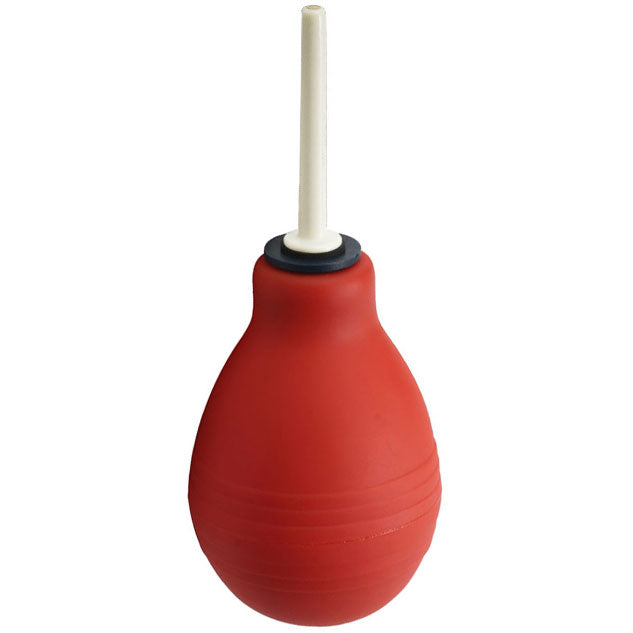 CleanStream Red Portable Enema Bulb 8 oz Capacity