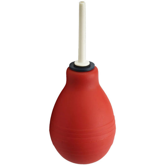 CleanStream Red Portable Enema Bulb 8 oz Capacity