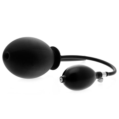 Clean Stream Black Inflatable Enema Plug with Tube