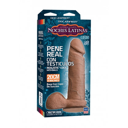 Doc Johnson Caramel 8 Inch Dual Density UR3 Dildo