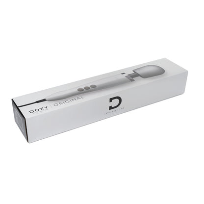 Doxy Black Powerful Wand Massager with Remote Control