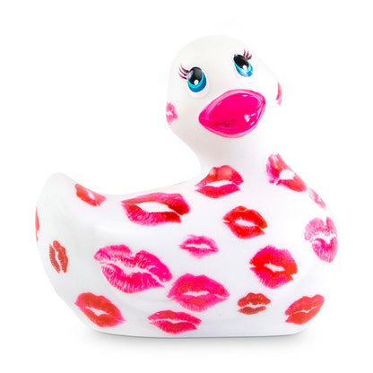I Rub My Duckie White and Pink Romance Vibrating Duck