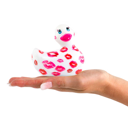 I Rub My Duckie White and Pink Romance Vibrating Duck