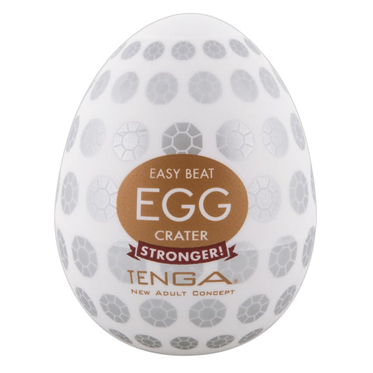 Tenga Clear Silicone Crater Egg Masturbator