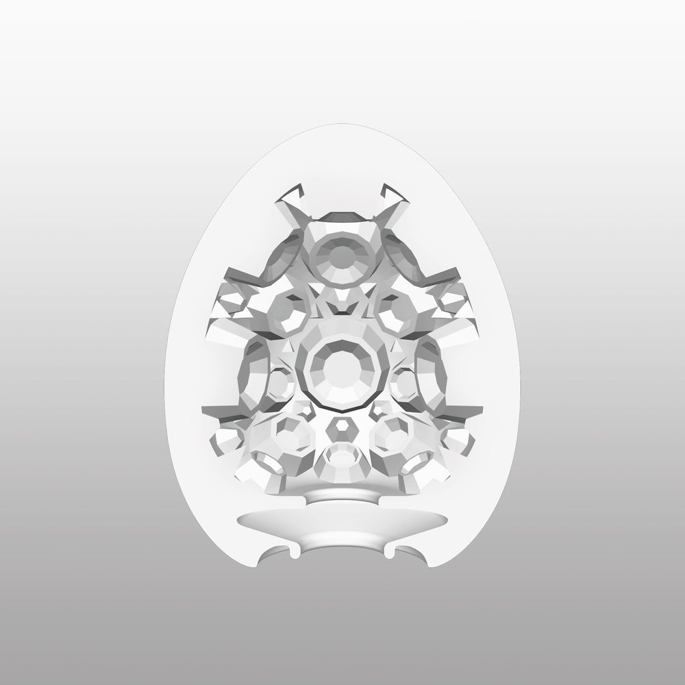 Tenga Clear Silicone Crater Egg Masturbator