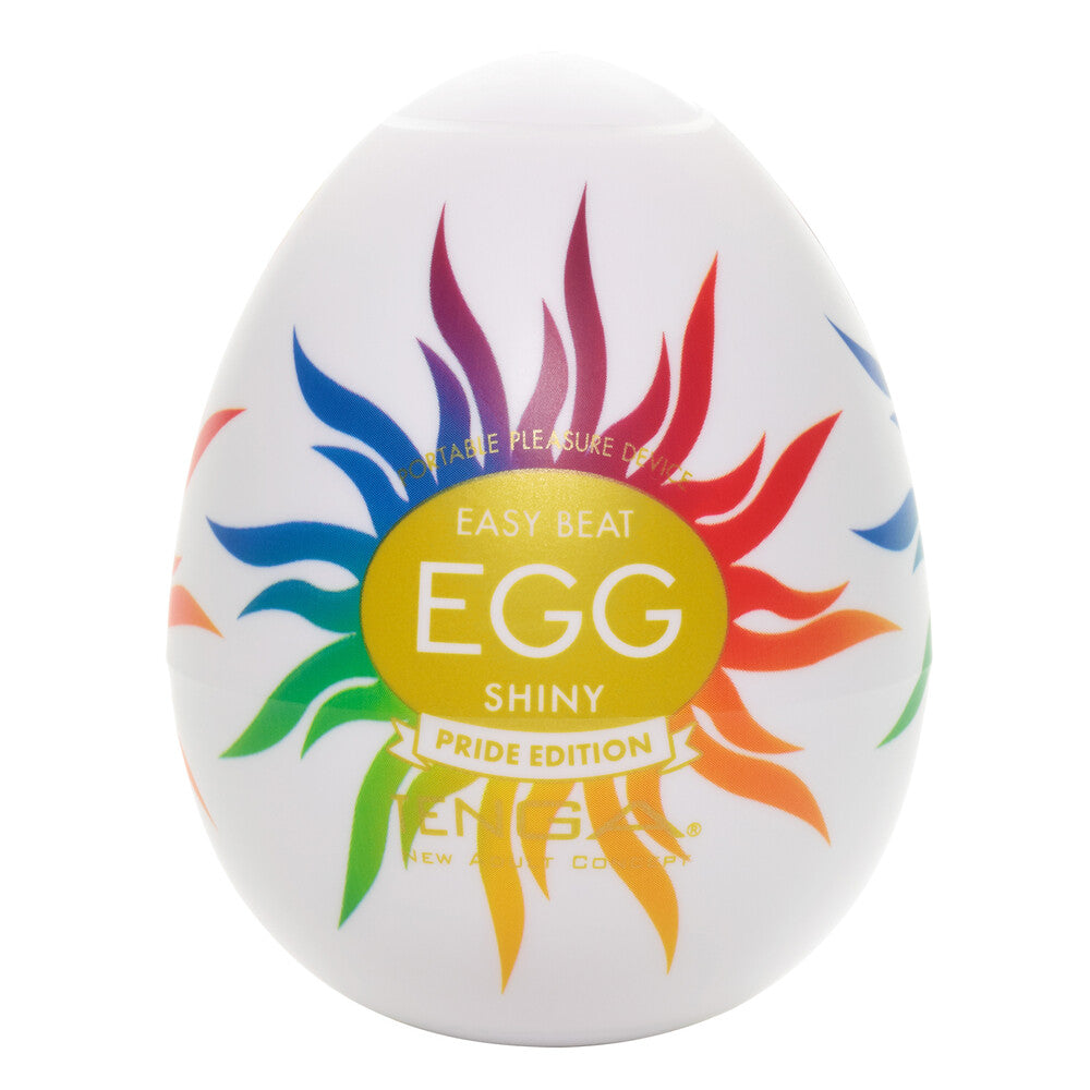Tenga Shiny Pride Edition Silicone Egg Masturbator