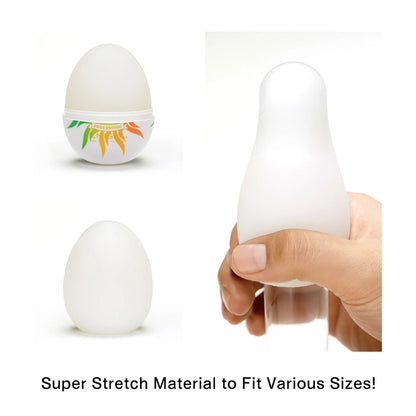 Tenga Shiny Pride Edition Silicone Egg Masturbator