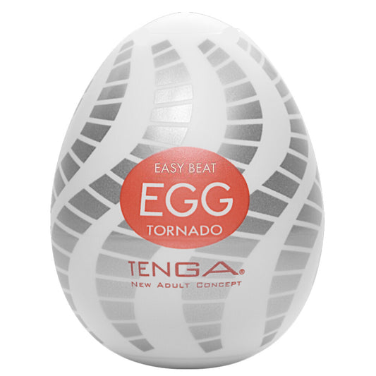 Tenga Tornado Egg Clear Silicone Masturbator with Lubricant Sample