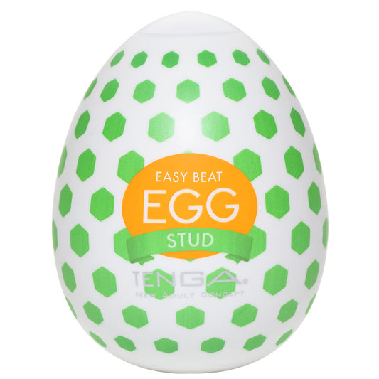 Tenga White Stud Egg Flexible Masturbator