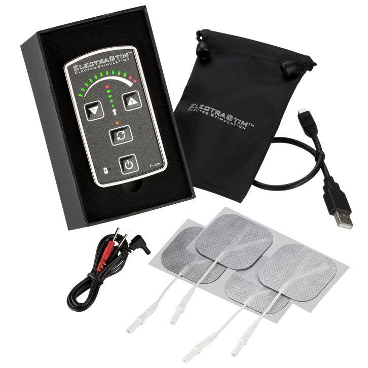 ElectraStim Black Flick Electro Stimulation Pack with USB Stimulator
