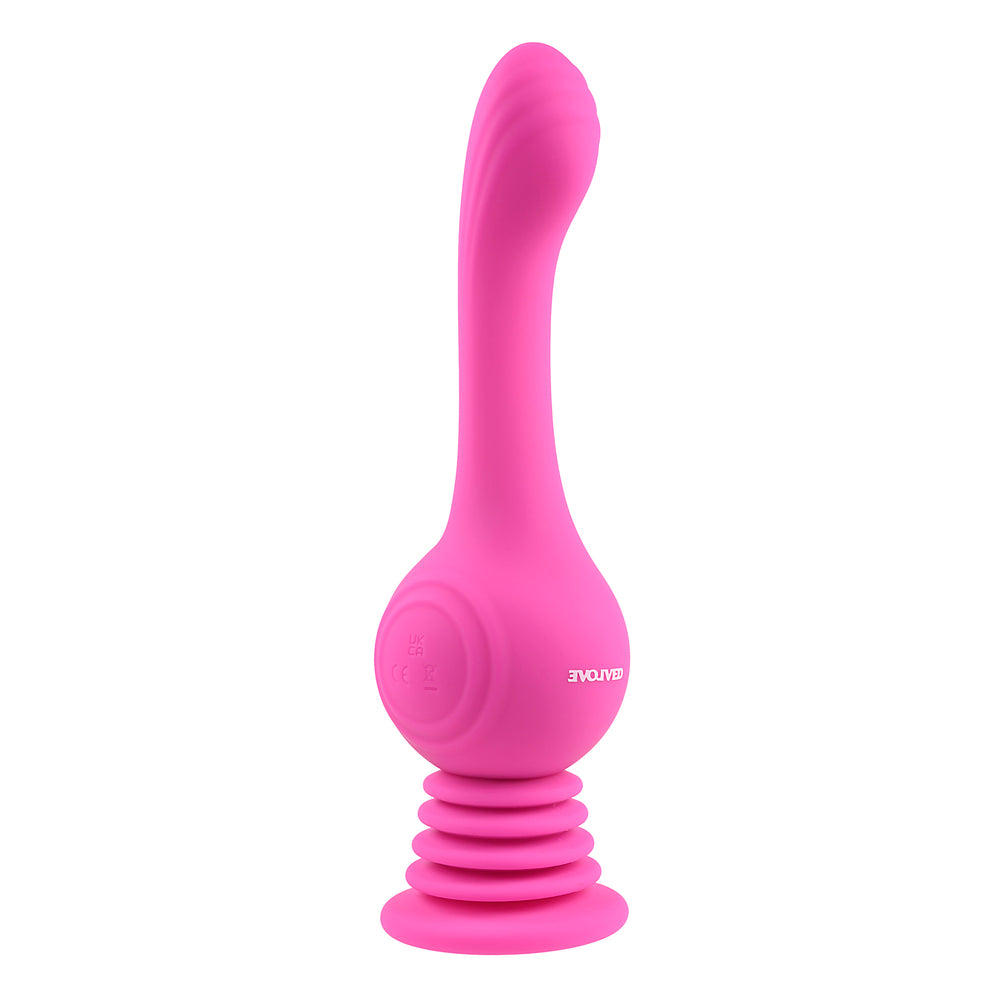 Evolved Creamy Silicone Waterproof Gyrating Vibe