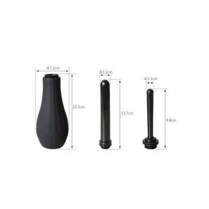 Perfect Fit Black Ergoflo Extra Premium Tip Anal Douche