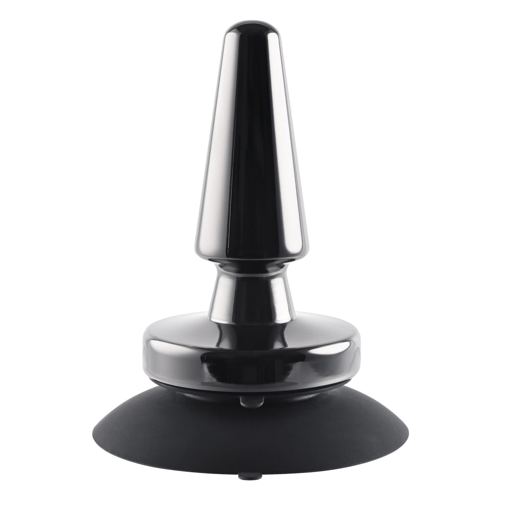 Evolved Black Chrome 7-Speed Vibrating Metal Plug