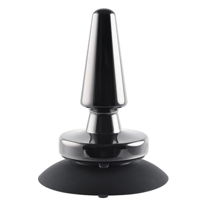 Evolved Black Chrome 7-Speed Vibrating Metal Plug
