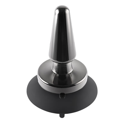 Evolved Black Chrome 7-Speed Vibrating Metal Plug