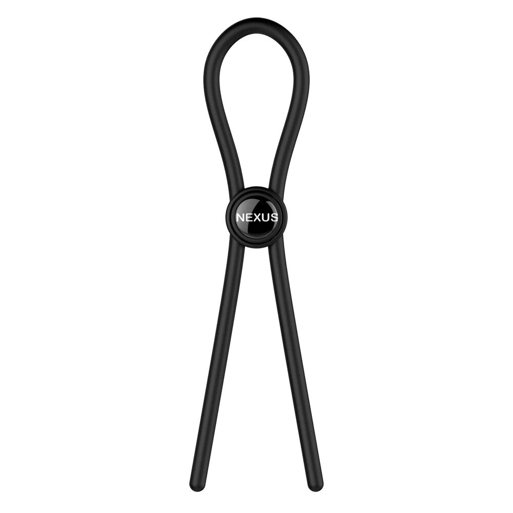 Nexus Black Adjustable Silicone Cockring