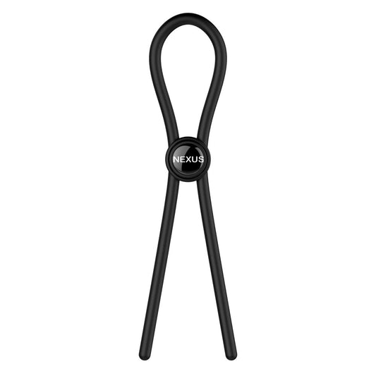 Nexus Black Adjustable Silicone Cockring