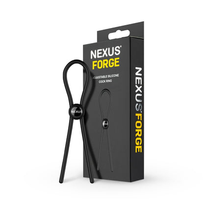 Nexus Black Adjustable Silicone Cockring