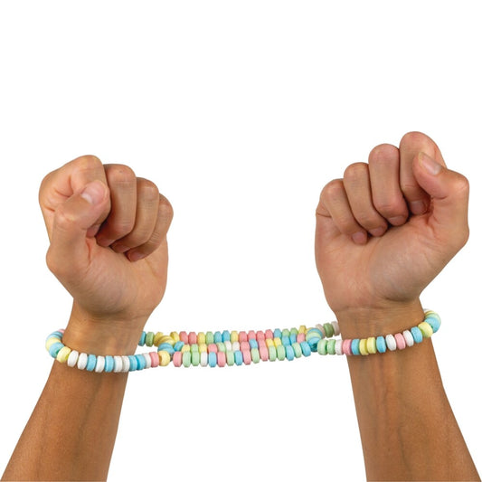 Spencer and Fleetwood Colorful Edible Candy Cuffs