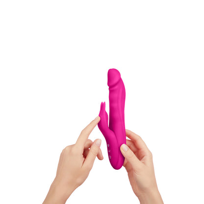 FemmeFunn Pink Dual Stimulation Rabbit Vibrator