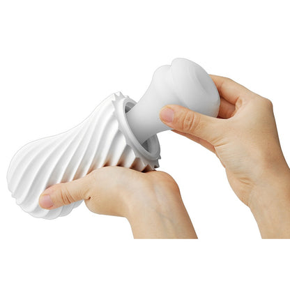 Tenga Silky White Vacuum Effect Reusable Masturbator