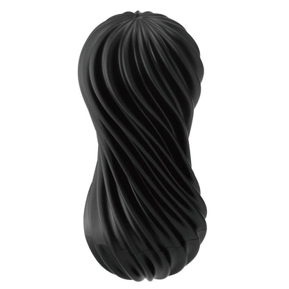 Tenga Flex Rocky Black Male Masturbator with Vacuum Effect