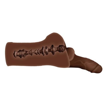 Gender X Flesh Brown Back Door Bash Vibrating Masturbator