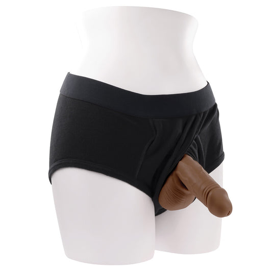 Gender X Dark Flesh Stand to Pee Silicone Device