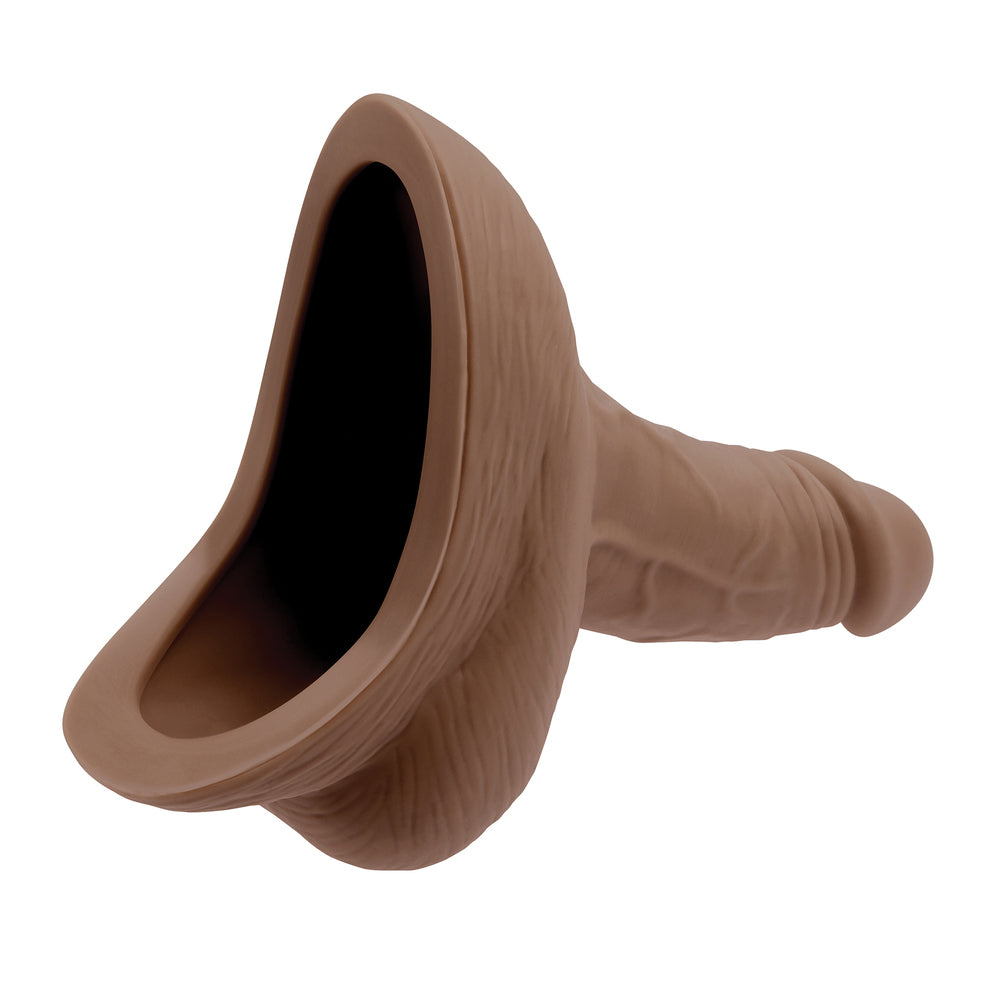 Gender X Dark Flesh Stand to Pee Silicone Device