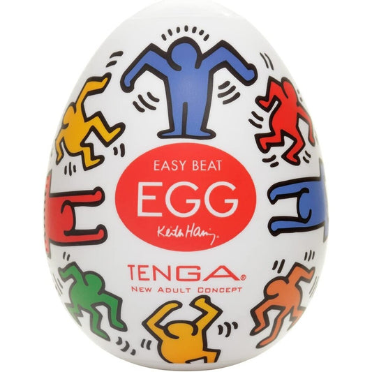 Tenga Keith Haring Vibrant Dance Egg Masturbator