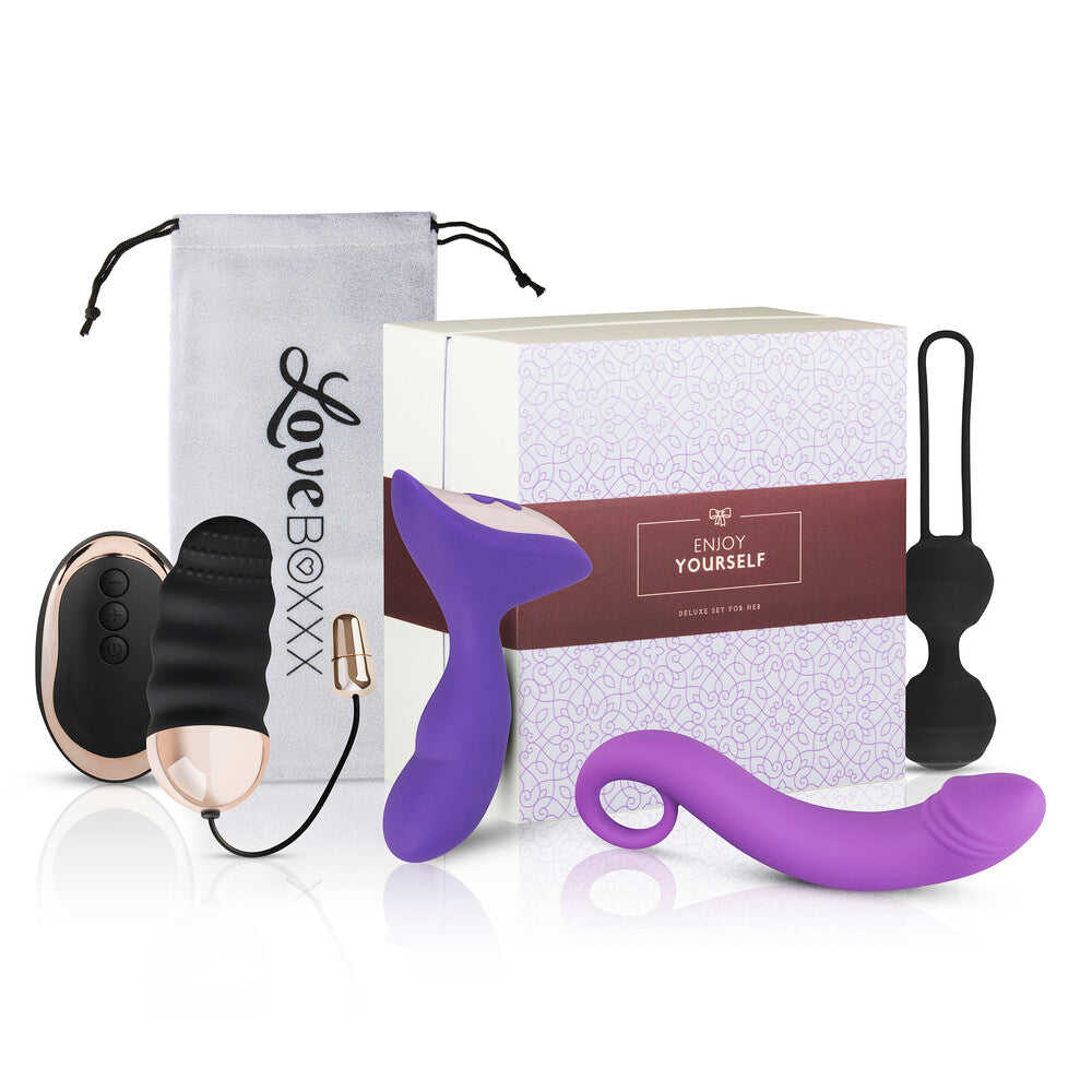 Loveboxxx Pink Solo Women's Gift Set for Ultimate Pleasure