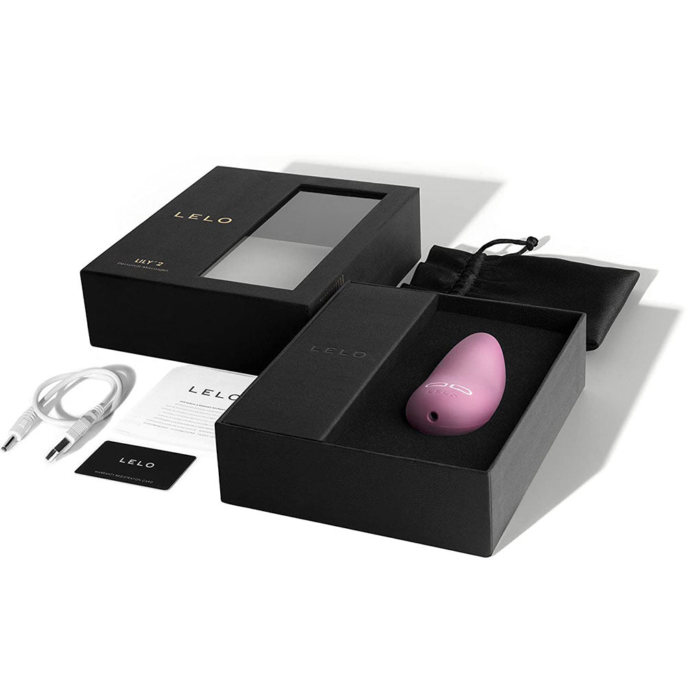Lelo Pink Clitoral Vibrator with Rose and Wisteria Scent